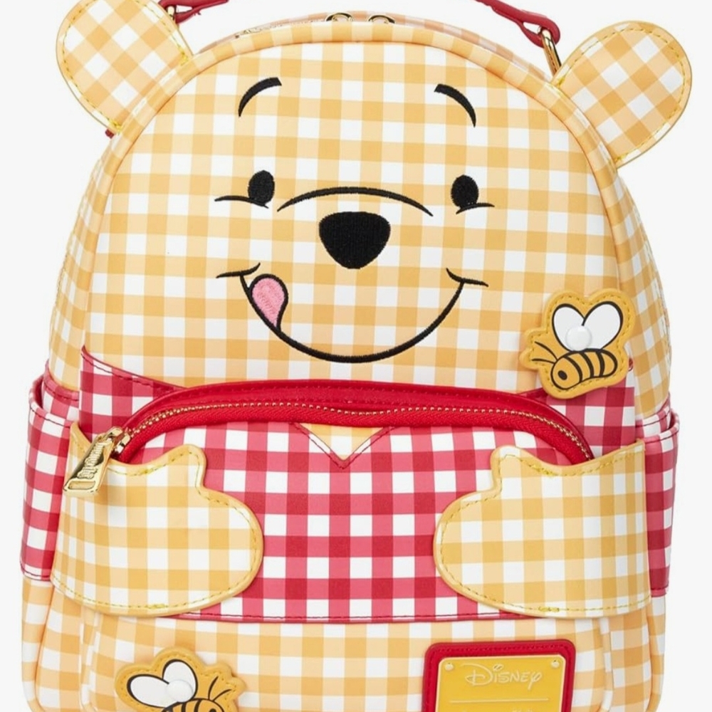 Loungefly DisneyWinnie The Pooh Gingham Mini Backpack
